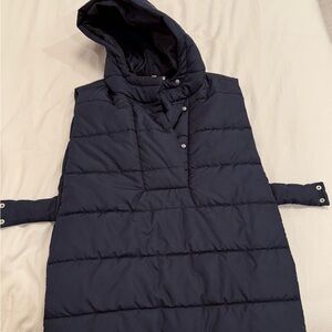 Esmé Studios Women's Navy Hooded Puffer Vest